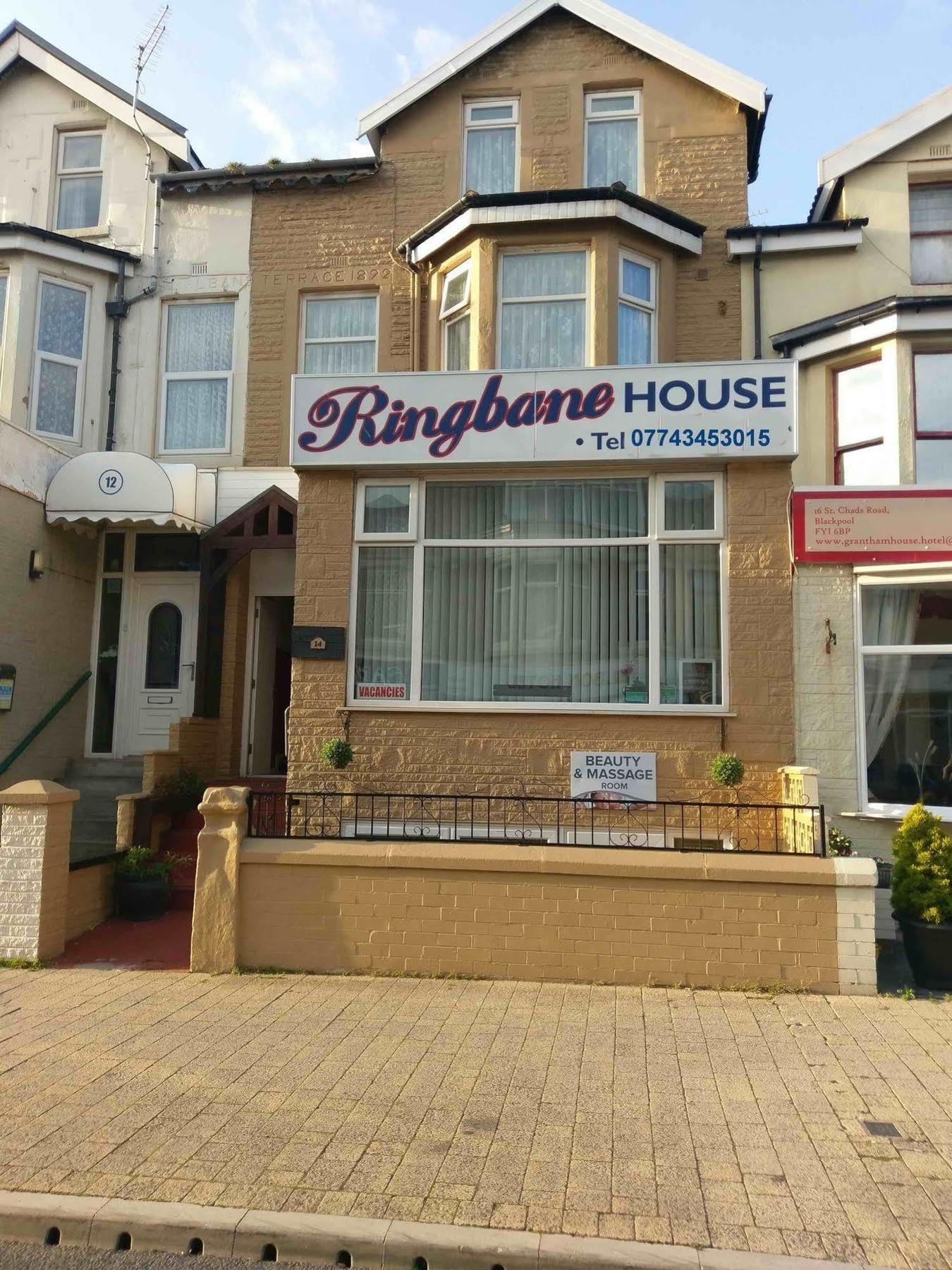 Ringbane House Bed and Breakfast Blackpool Eksteriør billede